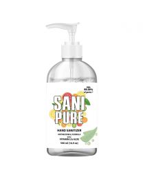 SANIPURE 16.9 oz Hand Sanitizer Disinfectant Bottle